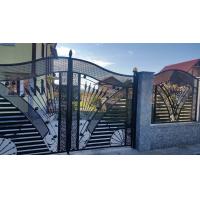 Buy cheap Rot Proof Metal Wrought Iron Railing Black Powder Coated With Galvanized product