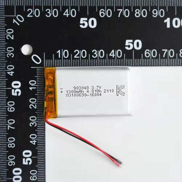 High Discharge Rate Battery 3.7V 1300mah 30CMax60C Rechargeable 903048 3.7v