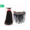 Buy cheap 100% Human Virgin Hair 13*4 Closure Deep Curly With Baby Hair 8-24 inch from wholesalers
