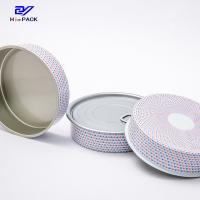 Buy cheap Custom Empty Tuna Cans Gold 180ml Food Tin Packing SGS CE Approval product
