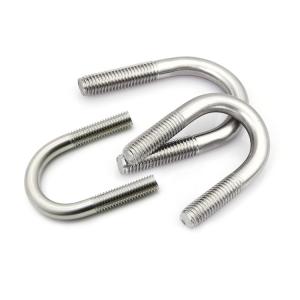 Wholesale M5-M100 Zinc Plated U Bolts Professional Dimensiones U Shaped Bolt from china suppliers