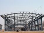 Painted Prefabricated Steel Structures / Prefab Metal Warehouse Building