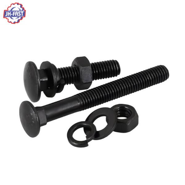 GB Standard Stainless Steel Carriage Bolts Zinc Finish Square Neck Bolts
