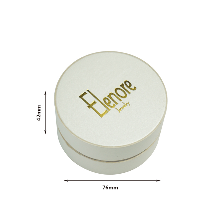 Hot Stamping Compact Recycled Cardboard Jewelry Boxes With Foam Tray