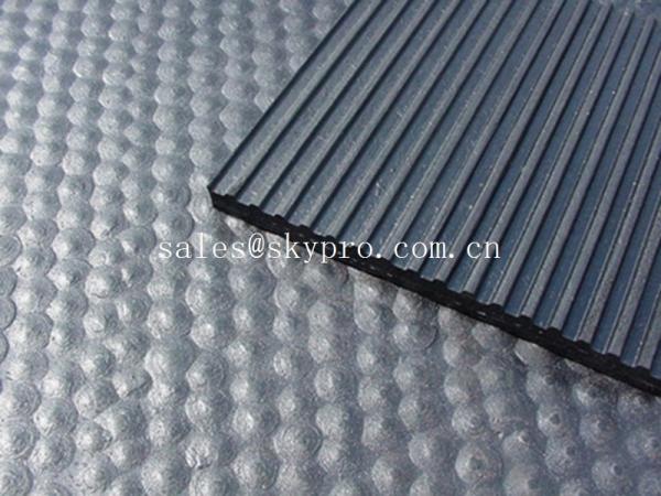 Buy cheap Black horse / cow Rubber stable Mats variable textures on top 3mm thick min. from wholesalers