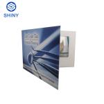 OEM Golden Recordable Video Greeting Card CMYK Color