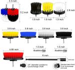 1.2 kg 32 Piece Power Scrubber Drill Brush Kit For Tile Sealants Bathtub