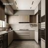 Buy cheap Wholesale White Modern U Shaped Kitchen Design Melamine Kitchen Cabinets Wooden Villa Kitchen Cabinet Set from wholesalers