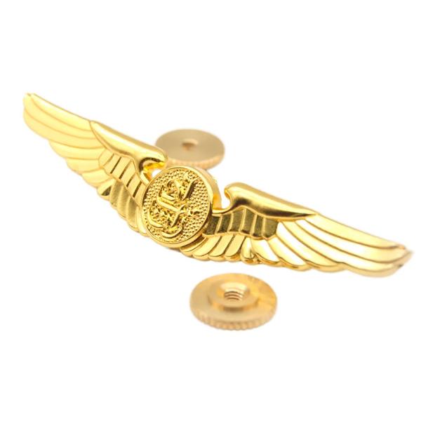 Buy cheap Custom Metal Logo Badges 3d Metal Gold Lapel Pin Badge For Kids from wholesalers