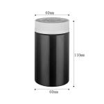 Promotion Plastic Capsule Medical Bottle 8oz Black Empty Plastic Pill Bottle