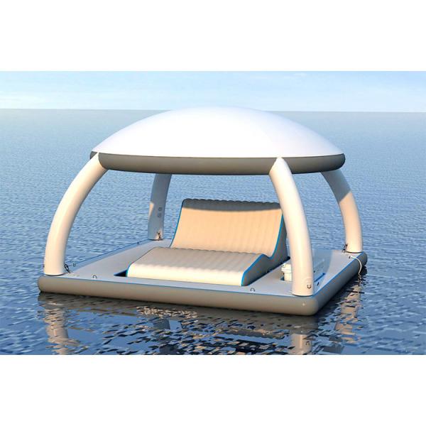 Buy cheap AquaBanas Inflatable Floating Party Platform For Yacht With Tent 10 Person from wholesalers