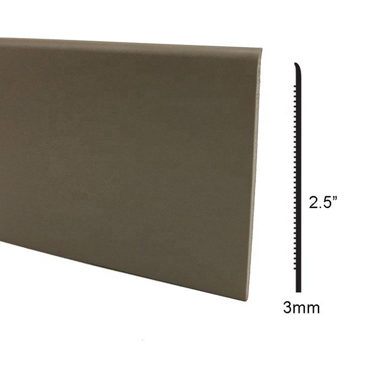 Upgrade to Traditional Style with Duracove Rubber Wall Base 0.187'' to.75'' Thickness