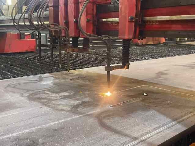 Production Customized Metal Parts By CNC Flame Cutting