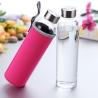 Buy cheap 18 Oz Leak Proof Portable Glass Bottle , Carrying Sleeve Reusable Drink Bottle from wholesalers