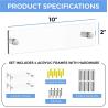 Buy cheap Sturdy Acrylic Door Sign Holder Wall Mounted Luxury Clear Name Plate Holder from wholesalers