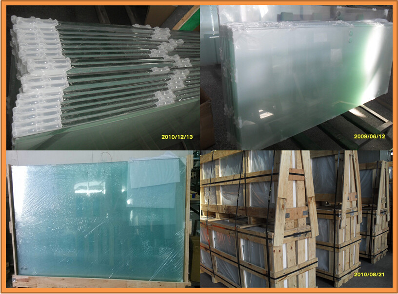 Highway Fence Safety Glass Panel , PVB Laminated Safety Glass