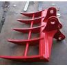 Buy cheap 1-30 Ton Excavator Brush Rake For Kato HD290 HD170 from wholesalers