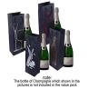 Buy cheap Single Bottle Personalized Wine Gift Bags For Weddings Birthdays Dinner Party from wholesalers