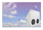 Low Noise Air Water Heat Pump 12kw Residential Hot Water Supplier a Chaleur