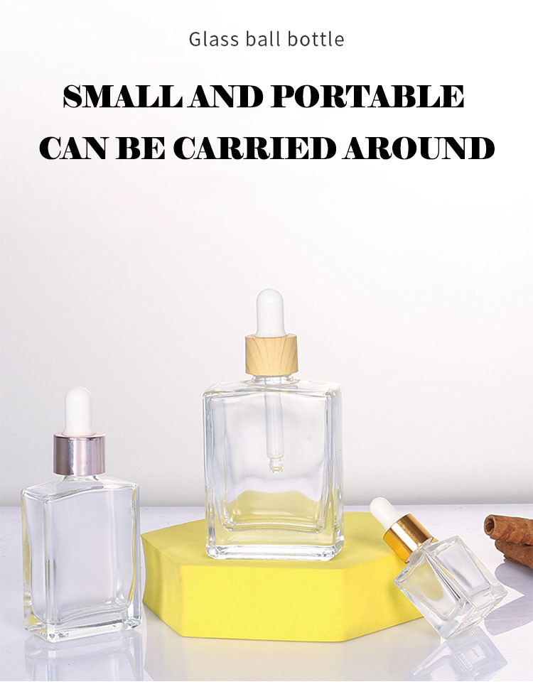 Customized Closure and Color 20g 30g 50g Dropper Bottle for Essential Oil Perfume
