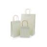 Buy cheap Luxury Die - Cut Silver Christmas Gift Bags With Twisted Handles OEM Service from wholesalers