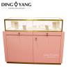 Buy cheap Fashion Nice Pink Wooden Jewellery Showroom Counter With Locking Bottom Cabinet from wholesalers