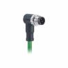 Buy cheap Cat 5e Male M12 4 Pin Cable Angled PVC D Coded Ethernet Cable from wholesalers