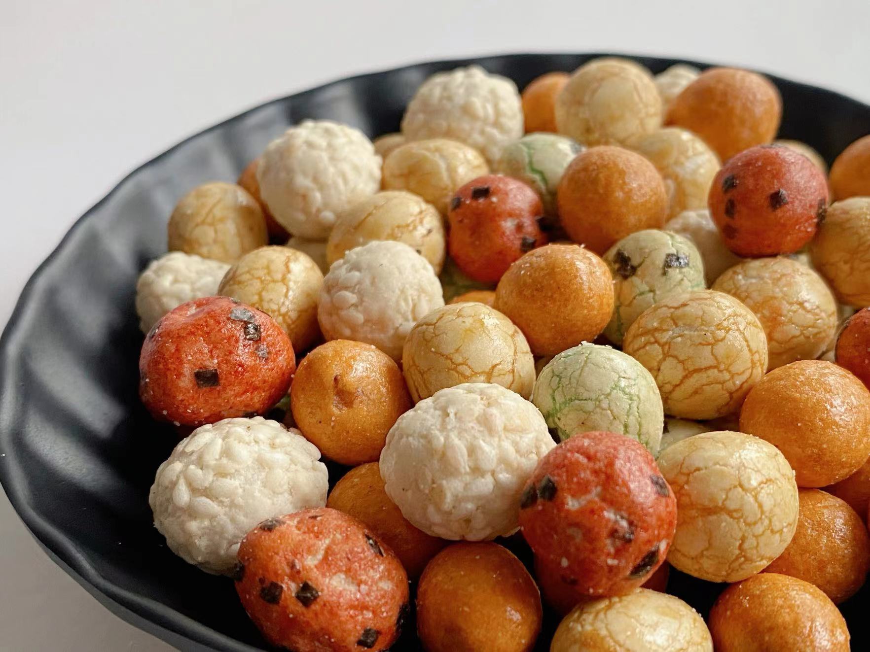 Japanese Style Roasted Colorful Peanut Snacks Sesame Seaweed Mixed Coated Peanuts