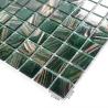 Buy cheap Classical Retro Style Green Glass Mosaic Tiles With Gold Line Bathroom Toilet Background Wall Tiles from wholesalers