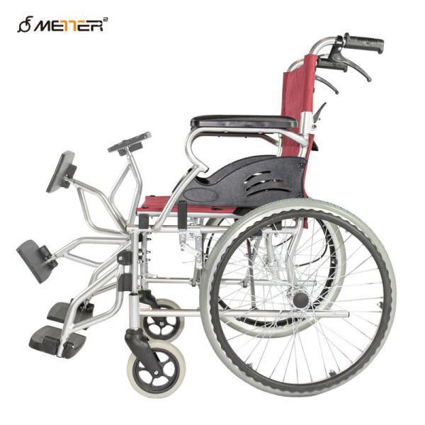 Buy cheap X Frame Folding OEM 27.56lbs Lightweight Manual Wheelchair from wholesalers