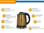 Spray paint stainless steel water kettle electric kettle for boiler