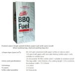 Brown kraft packing paper bag, BBQ fuel packing bag, Animal seed packing paper