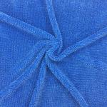 Microfiber Twist Pile Fabric 450gsm Blue Mop Fabric Cleaning Fabric