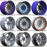 Customized aluminum alloy wheel rims 19x8.5 forged wheels 5x114.3 19 21 22inch