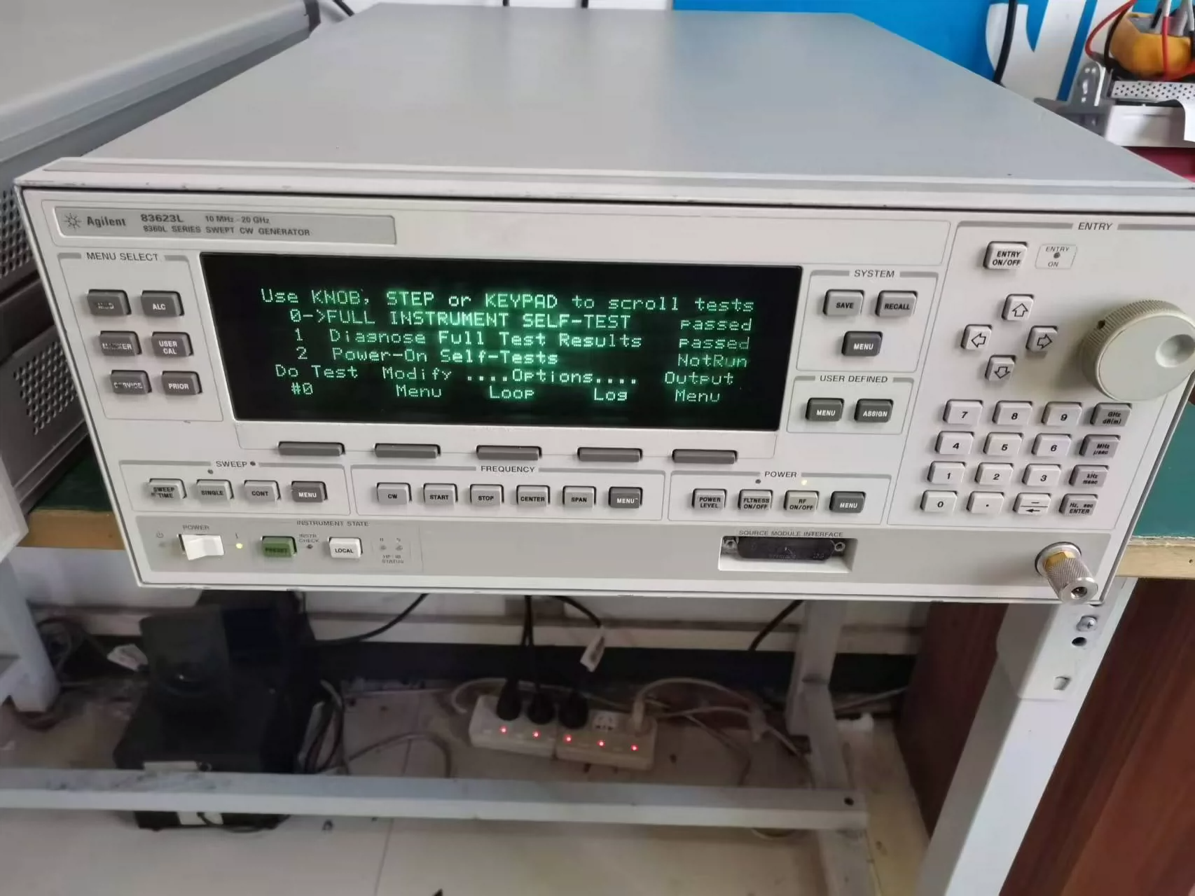 Buy cheap 10 MHz – 20 GHz Synthesized Signal Generator Swept-CW Agilent 83623B from wholesalers
