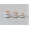 Buy cheap 15g 30g 50g luxury black double wall plastic cosmetic jar for uv nail polish from wholesalers