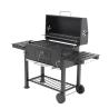Buy cheap Outdoor Black Iron Steel Trolley Charcoal Grill 167.5*69*108 cm from wholesalers