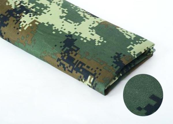 Buy cheap 100% Cotton Kakhi Hunting Camo Fabric , Twill Green Blue Camouflage Fabric from wholesalers