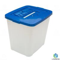 Buy cheap Recycle 55L Plastic Voting Box Customized Logo For Election Recycle material product