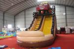 Monster Truck Big Inflatable Slide PVC Material Made For Kids / Adults