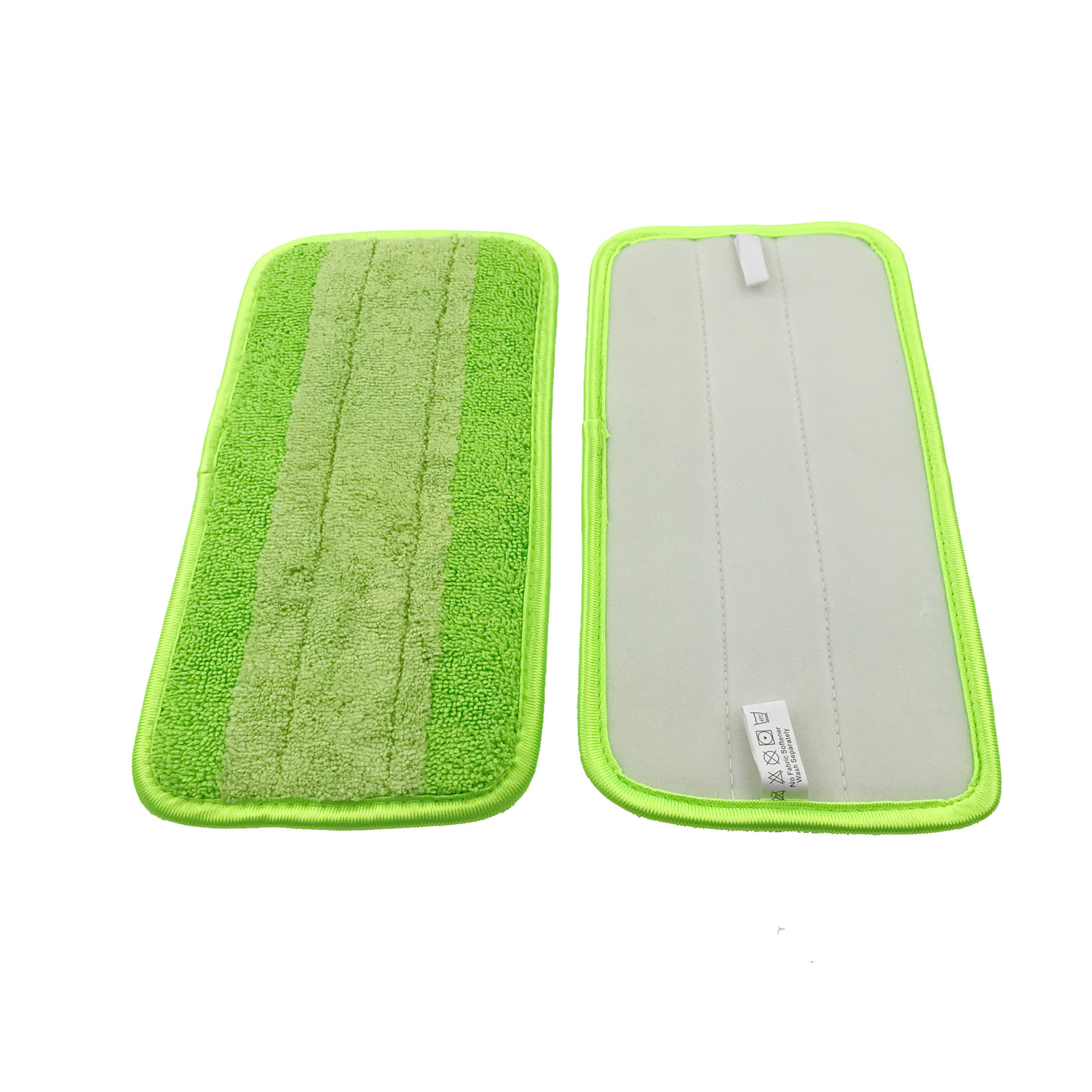 12" Green Microfiber Small Size Commercial Mop Bonas Mop Pad