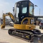 yellow color mini used excavator cat303e for sale