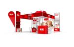 10'*20' Aluminum extrusion trade show booth exhibit display custom tradeshow