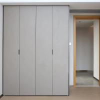 Buy cheap Grey E1 Modern Wardrobe Closets Folding Door Wardrobe With Drawers product