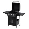 Buy cheap 26.8kg Portable Gas Bbq Grill with Trolley Outdoor Rotisserie Roaster Barbecue from wholesalers