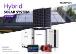 Hybrid Solar Energy Storage System Lithium Batteries 48v 200ah 15kwh 20kwh Roof