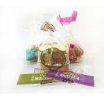 Hot Sale Custom Printing PE plastic transparent bread wicket bag