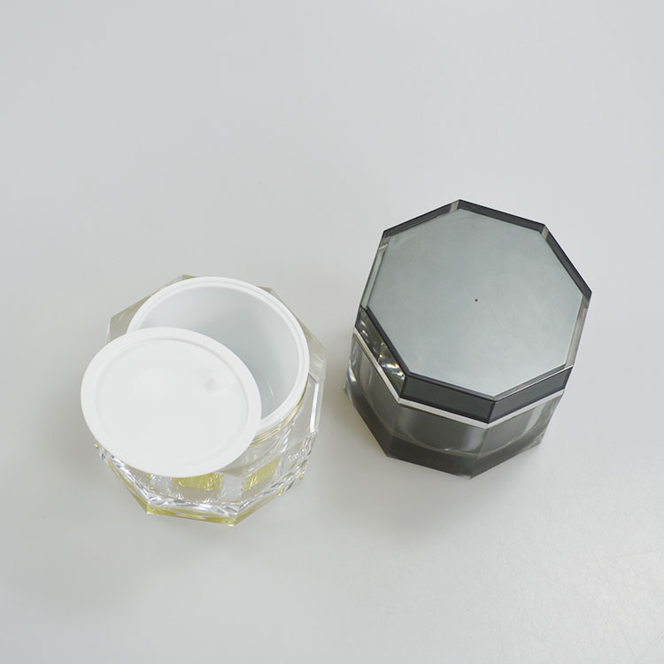 Acrylic Plastic Cosmetic Eye Cream Jar for Skin Care Face Cream Container 150g Printing