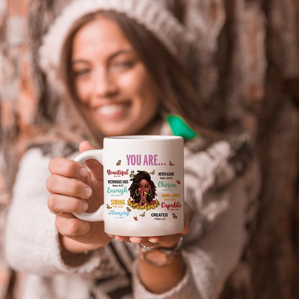 discoloration mugs Inspirational Christian Gifts for Women Encouragement Cups for Best Friend Self Care Mug