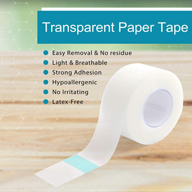 Wholesale Cheap Transparent Medical Tape, Adhesive Clear Hypoallergenic Surgical Tape,PE First Aid Tape for Wound